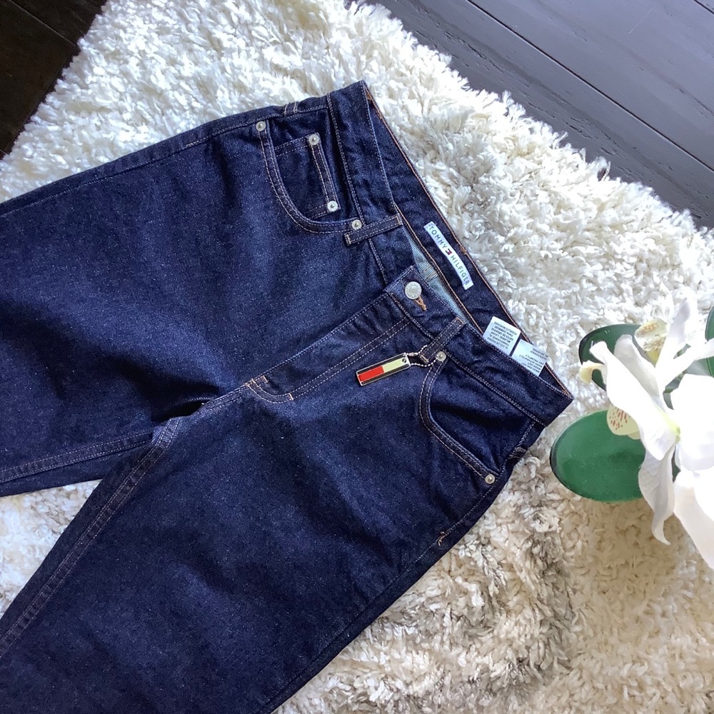 Tommy Hilfiger Dark Blue Vintage Style Jeans
